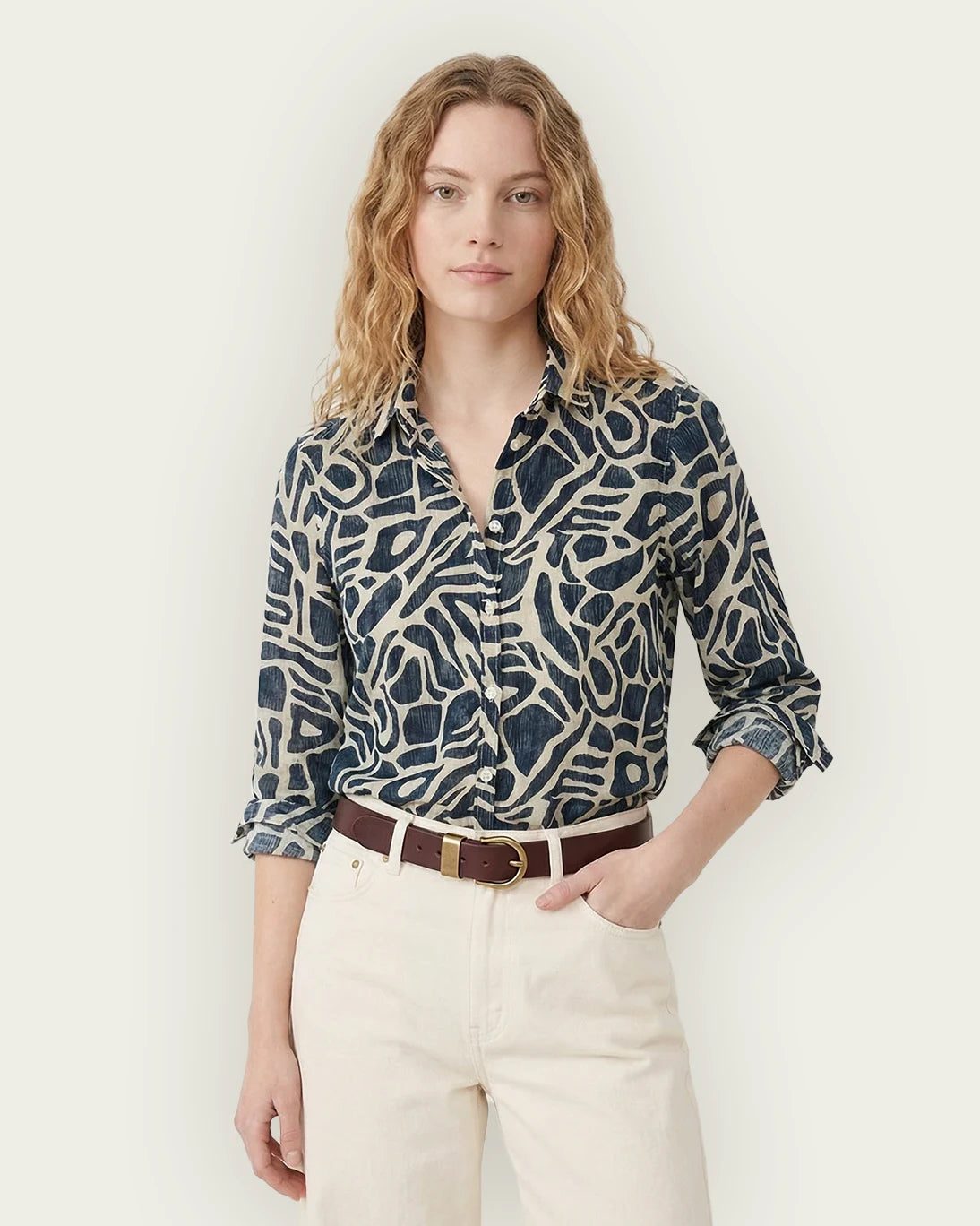 CAMISA CORAZÓN AZUL