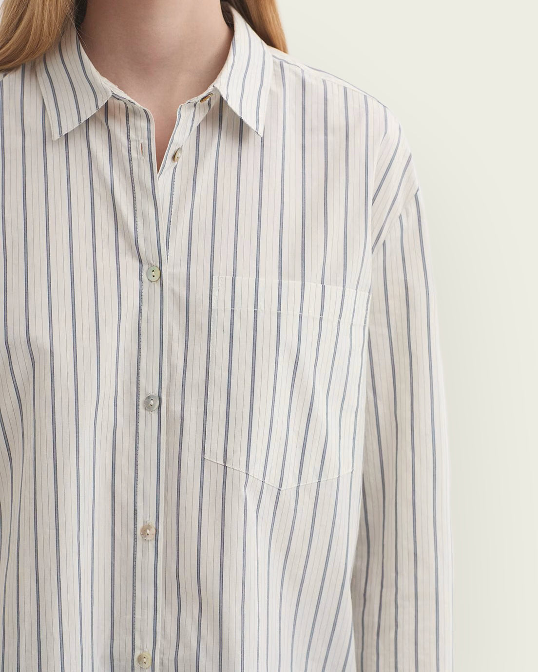 CAMISA RAYAS BLANCAS