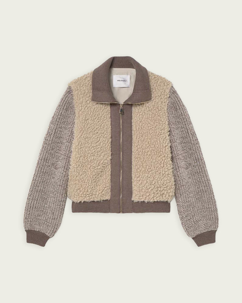 CHAQUETA BIMATERIAL