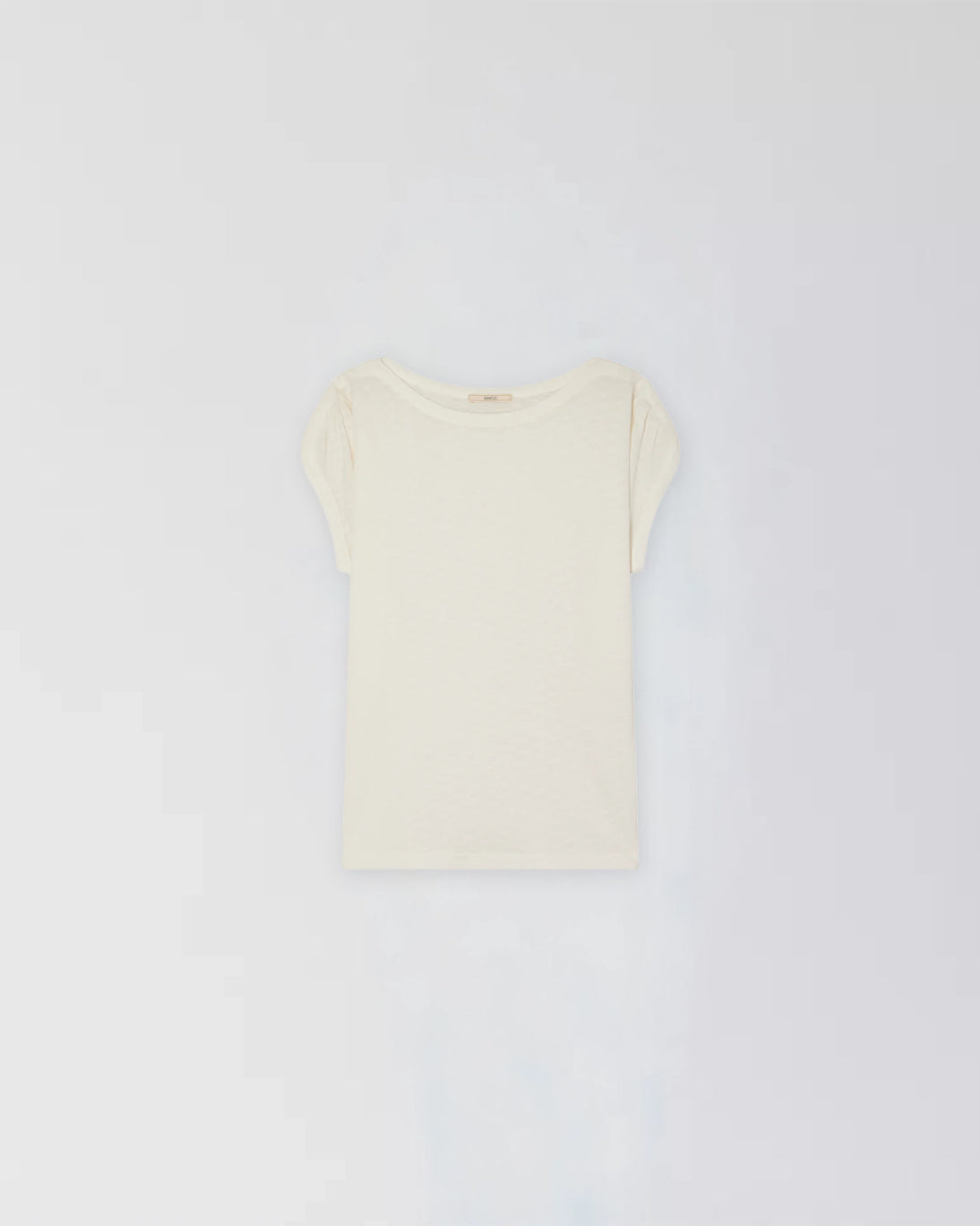 SIXTOJACQUARD WHITE T-SHIRT