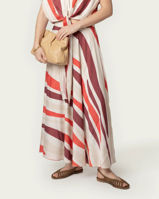 FALDA ESTAMPADA RAYAS