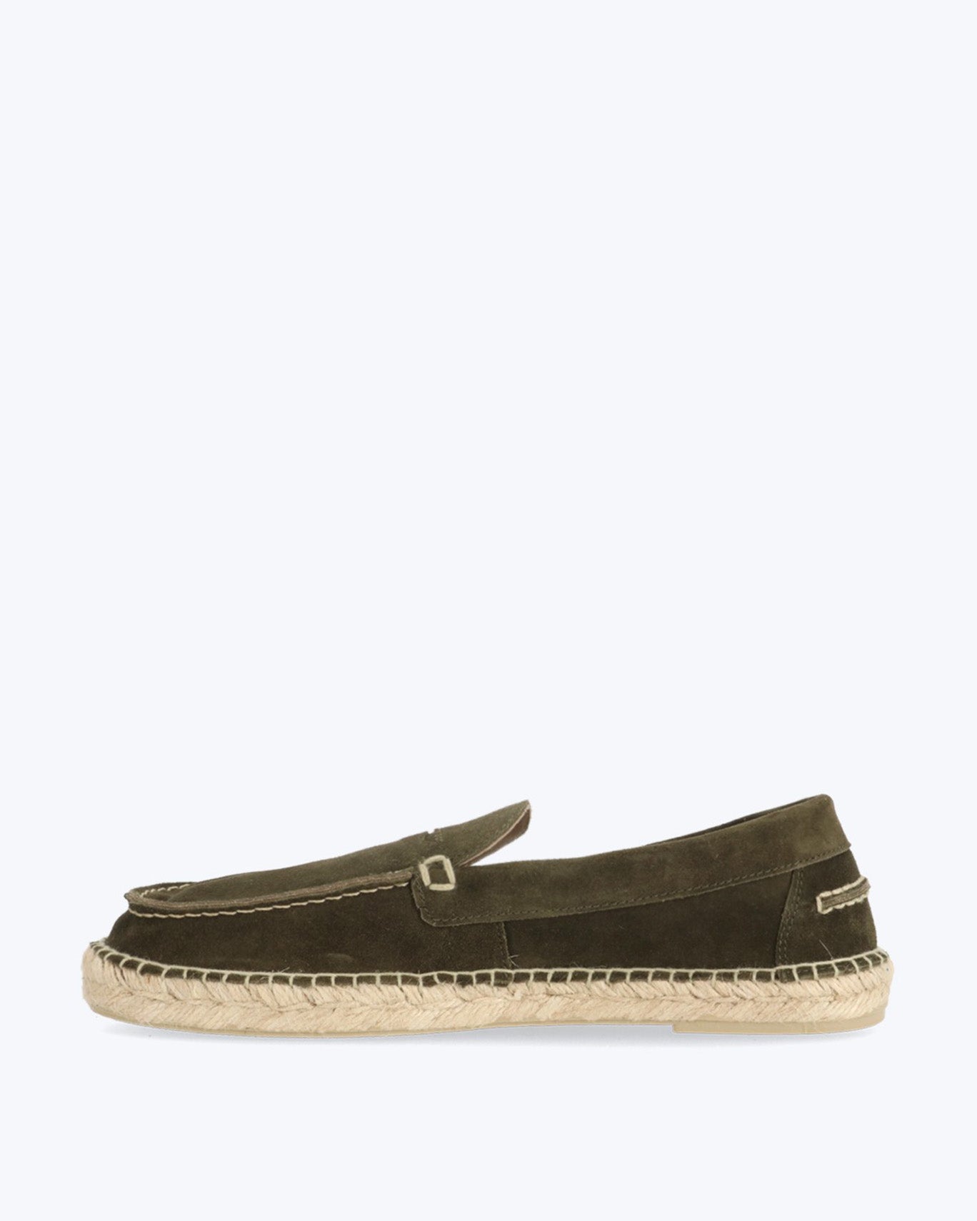 JUTE SUEDE LOAFERS