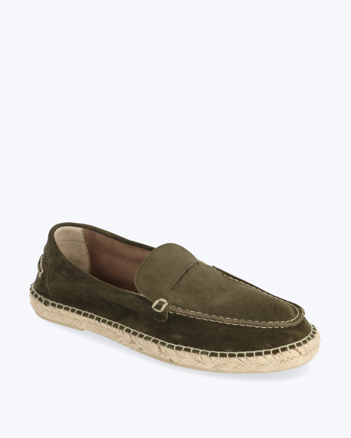 JUTE SUEDE LOAFERS