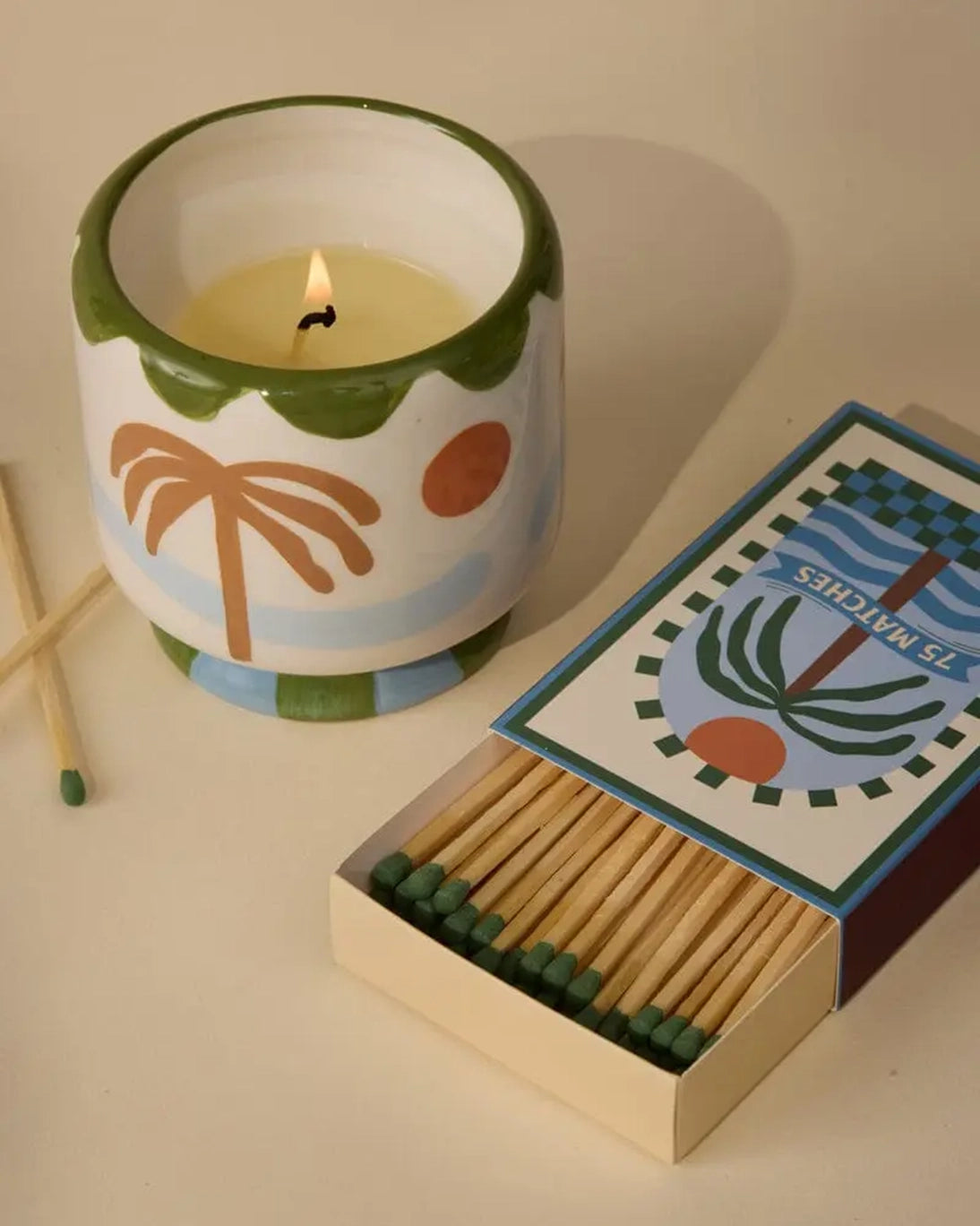 VELA AROMÁTICA PALMERA 7X12CM