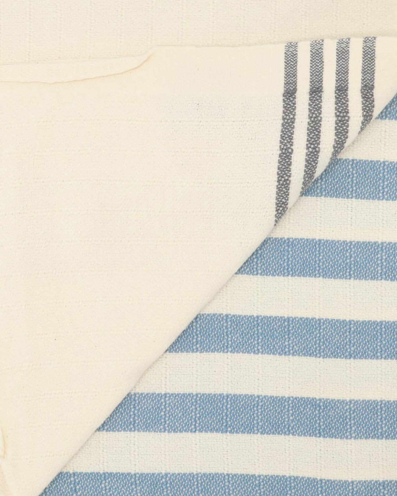 BLUE AND GREY PESTEMAL PAREO TOWEL 100X180 CM