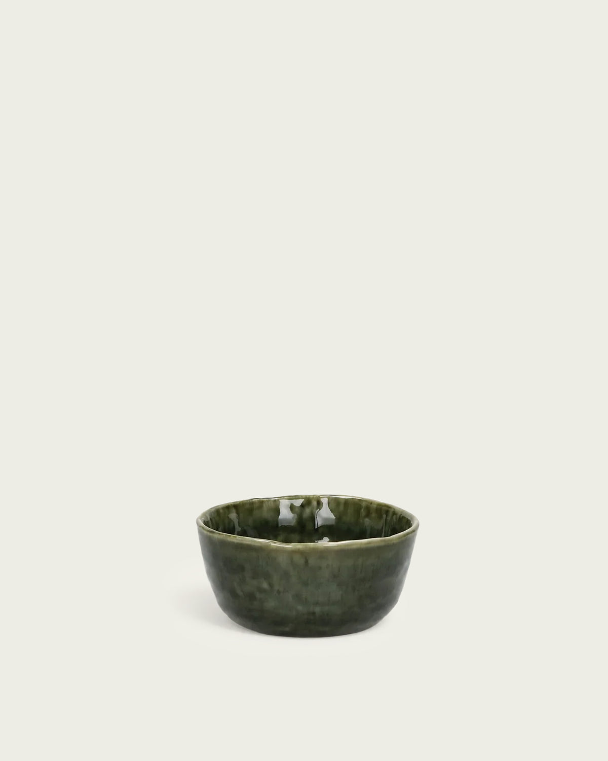 BOWL CEREAL SPIRO 12.5X6CM DARK GREEN