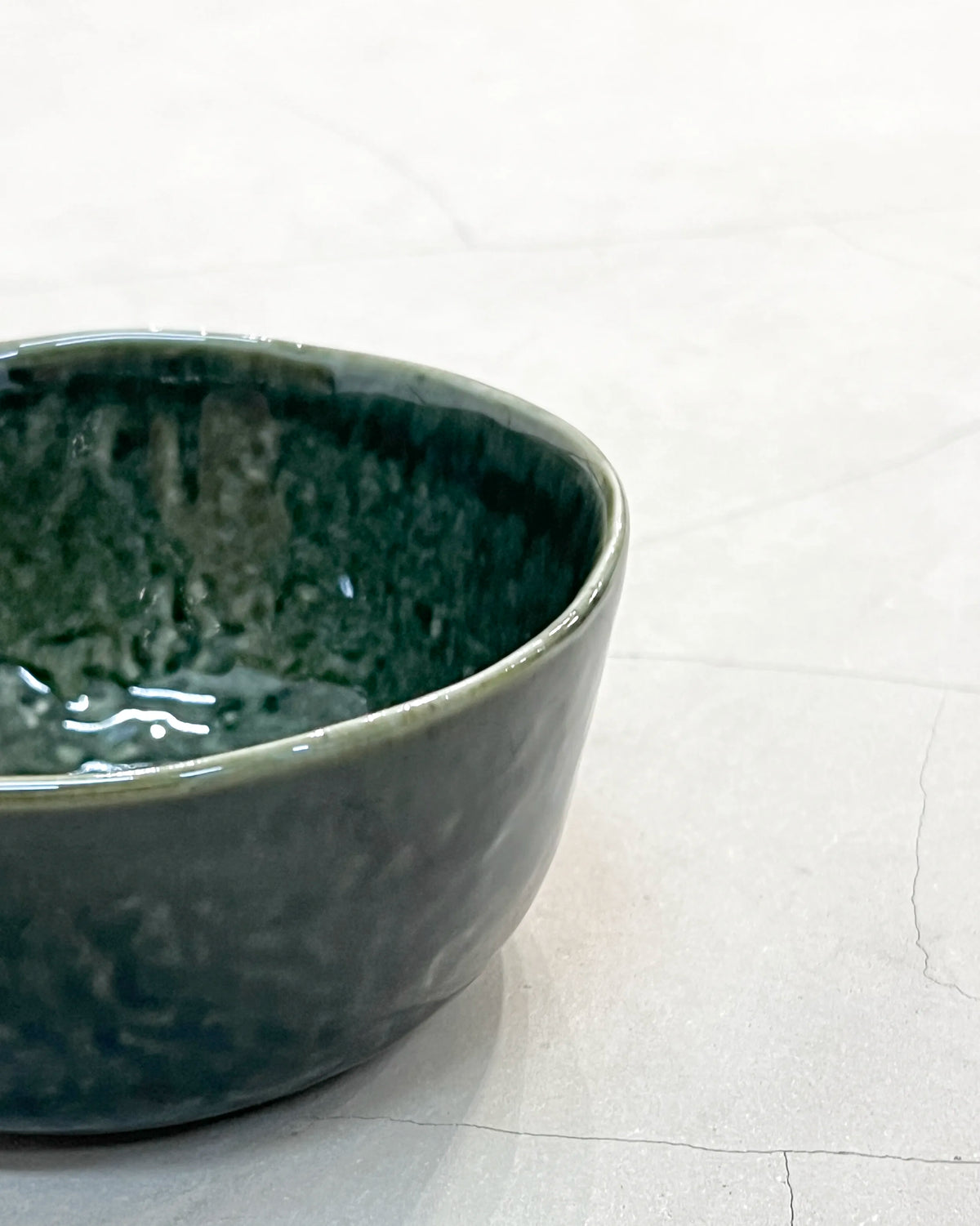 BOWL CEREAL SPIRO 12.5X6CM DARK GREEN